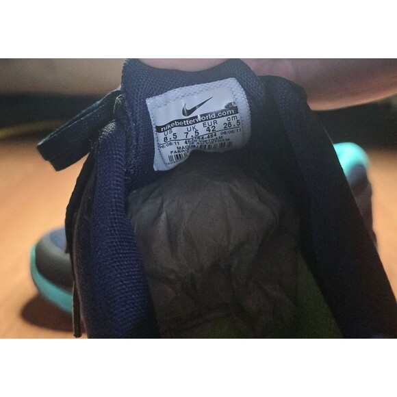 Nike Lunarglide 3 Lunarlon Fitsole Blue/Orange Running Shoes 8.5 - Picture 6 of 6